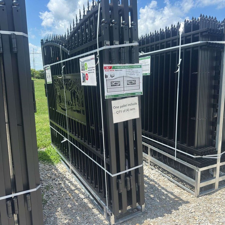 Metal Farm Driveway Gate 7 X 20 Ft 2 Pieces