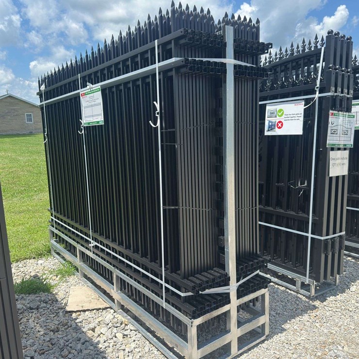 Powder Coated Steel Fence 10 X 7 Ft
