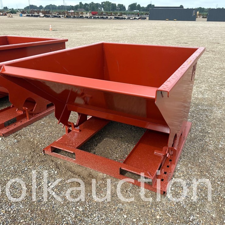 104 -  1.5 CY. SELF DUMPING HOPPER W/ FORK POCKETS