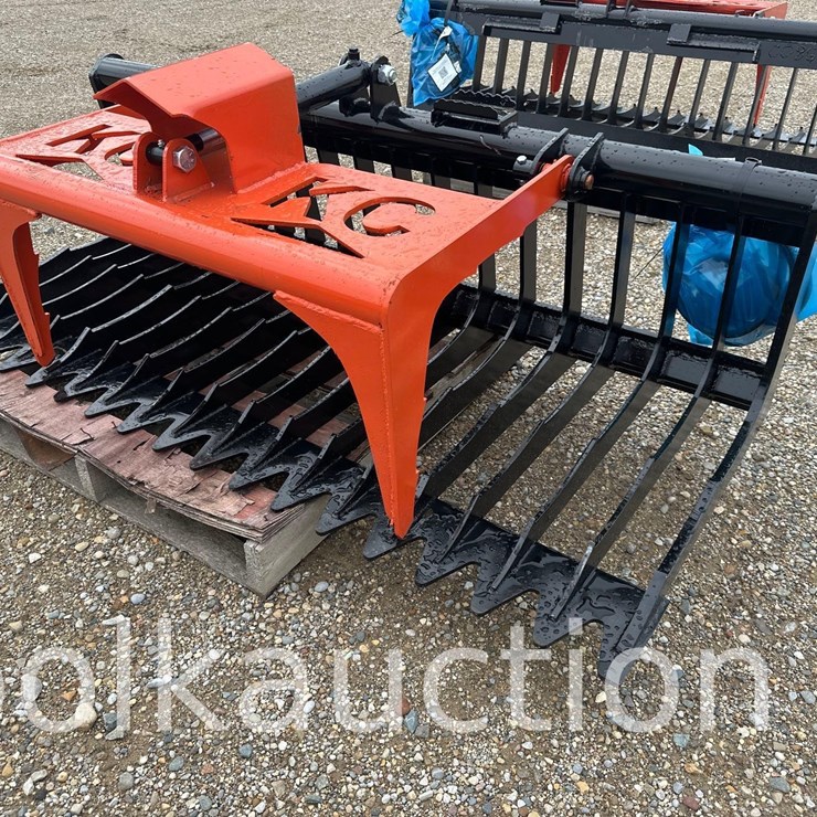 180 - 76" SINGLE CYLINDER SKELETON GRAPPLE BUCKET