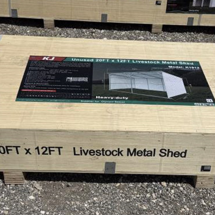 #217 • Livestock Metal Shed - 20 FT x 12 FT