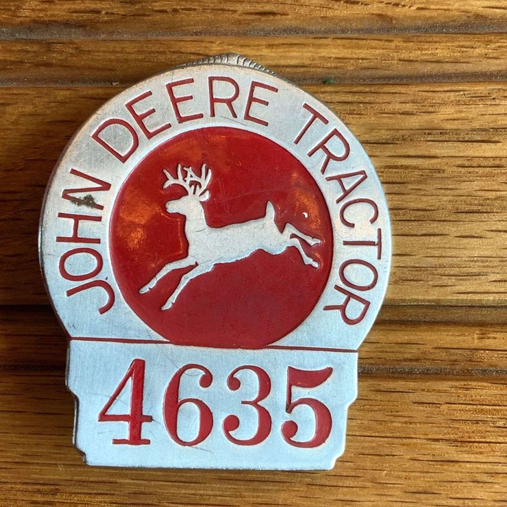 John Deere Tractor Employee Badge