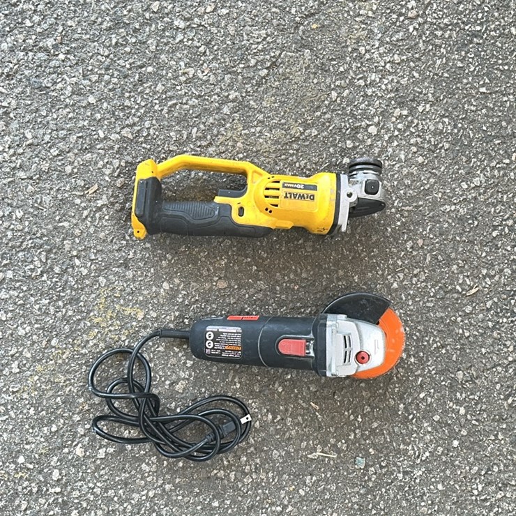 LOT#-834-DEWALT AND DRIL MASTER GRINDER