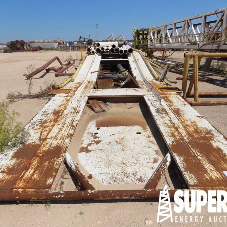 (R18-2A) 41'H x 50'L Back-On Rig Base, Skidded. Lo