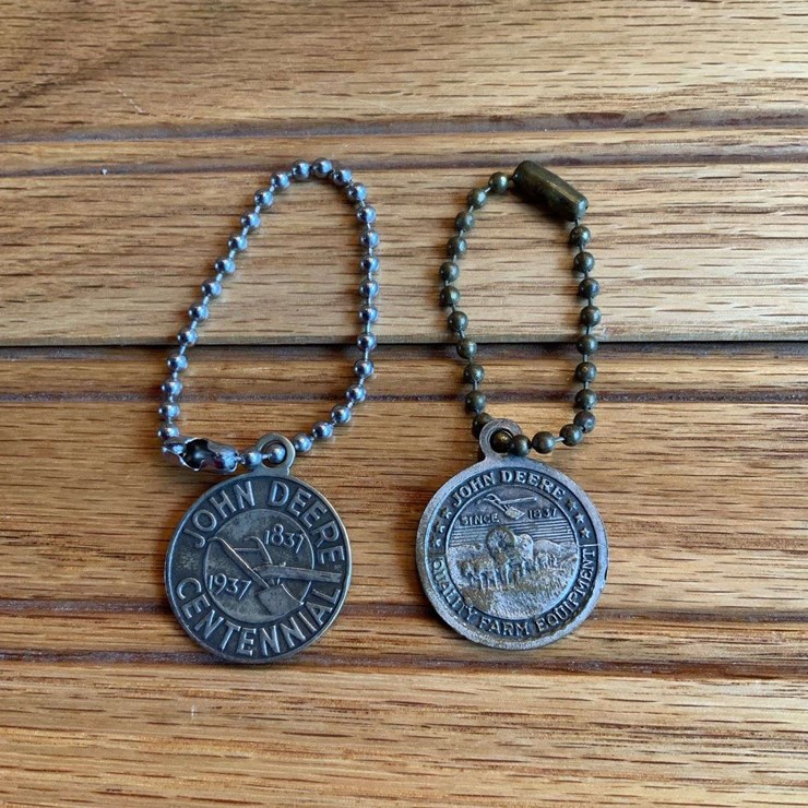 (2) John Deere Charms