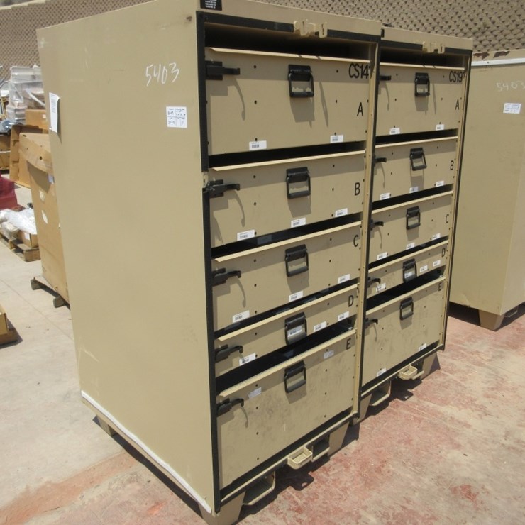 Lot Of (2) 74" x 34" x 42" Module Hull Containers,