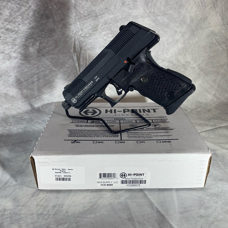 #4382 • HI-Point YC9 Tactical 9mm Luger Pistol, SN: YC006575