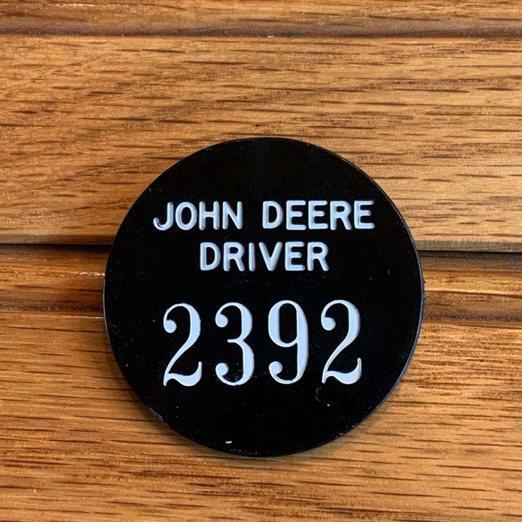 John Deere Driver Badge
