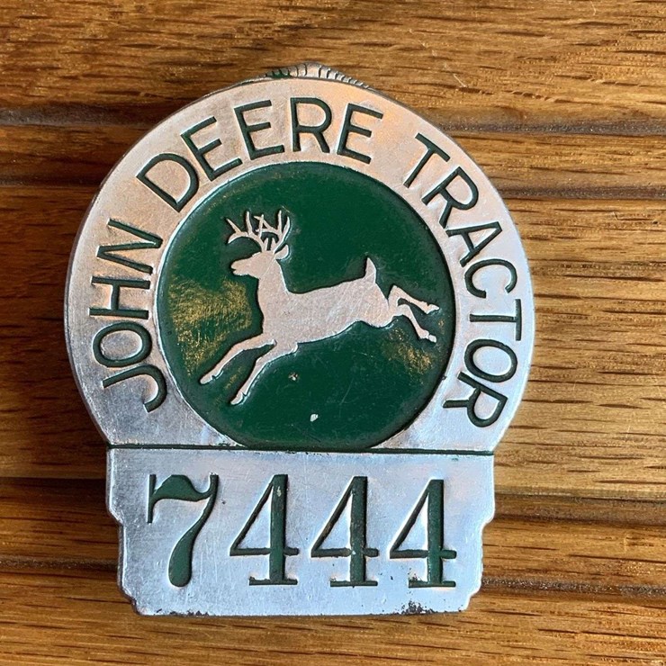 John Deere Tractor Employee Badge