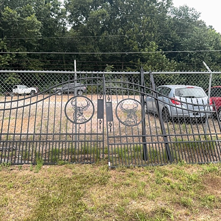 Two 8 Foot Gates with Whitetail