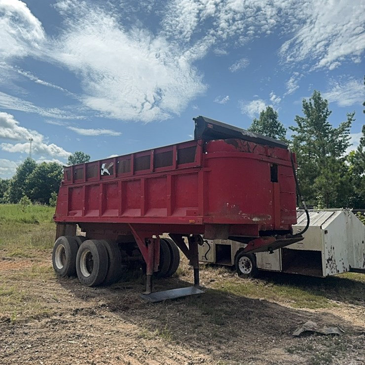 Red Dump Trailer