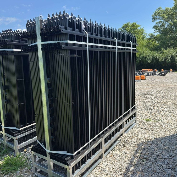 Powder Coated Steel Site Fence 8 X 6 Ft