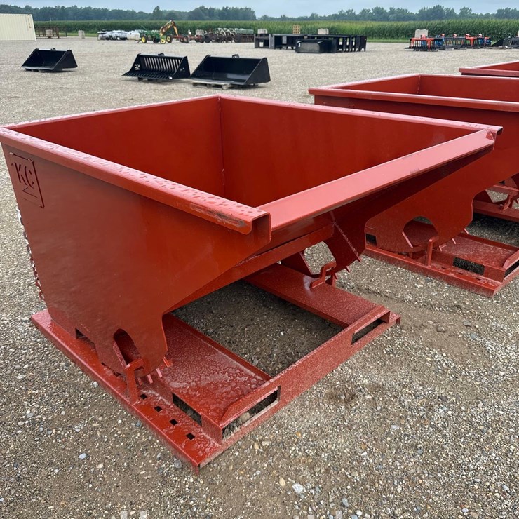103 -  1.5 CY. SELF DUMPING HOPPER W/ FORK POCKETS