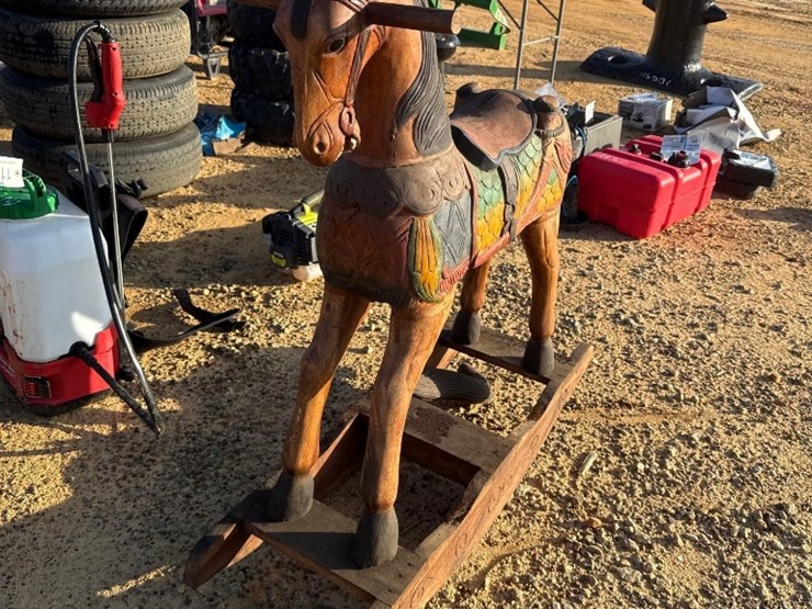 2213---teakwood-rocking-horse-image-2