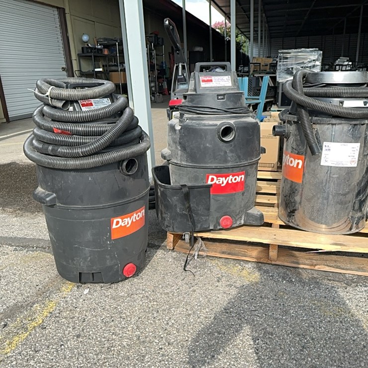 LOT#-796-3 DAYTON WET DRY VACUUMS