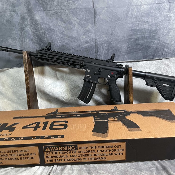 #4457 • Heckler and Koch 416 (AR-15) 22 LR Semi-Auto Rifle, SN: HB075574