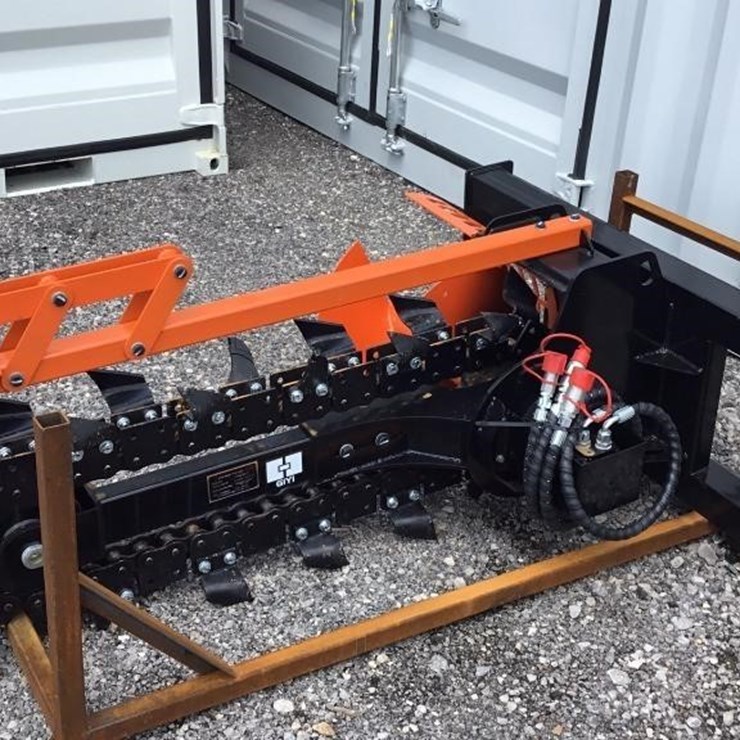 NEW GIYI Skid Steer Trencher