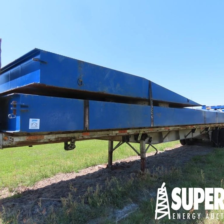 (x) (F-2A) 1985 FRUEHAUF 45'L T/A Flatbed Trailer,