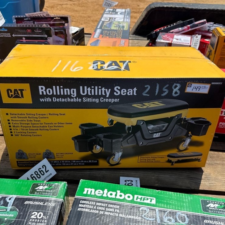 2158 - CAT ROLLING SEAT