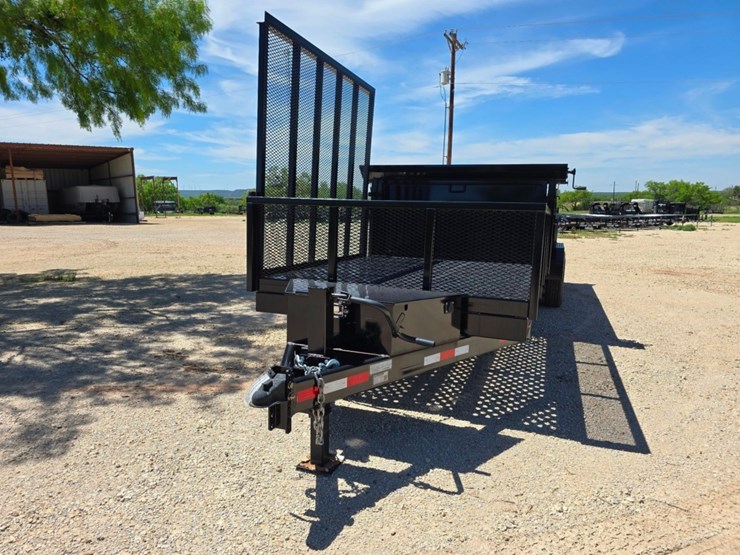 2024-bcl-fabrication-landscape-dump-trailer---heavy-duty-utility-trailer-for-mulch-debris-hauling-image-3