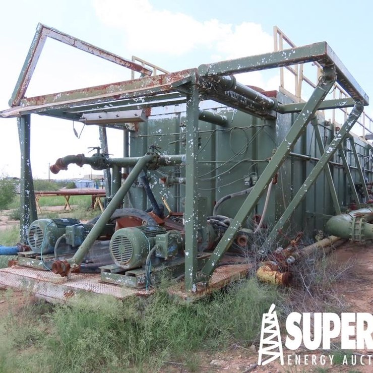 (R15-16) 8'H x 10'W x 38'6"L Crimped Steel Mud Suc