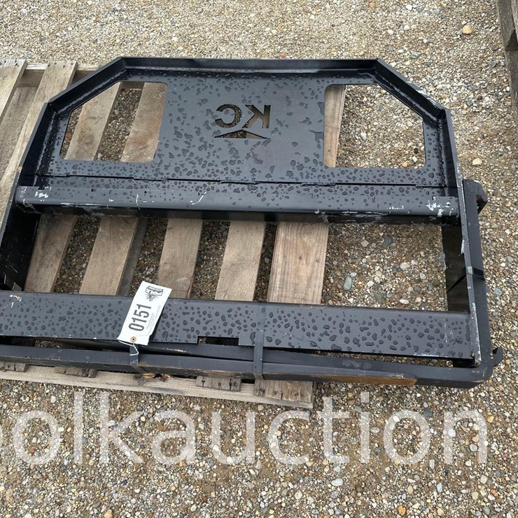 151 - 45" SKID STEER FORK FRAME W/ 42" FORKS