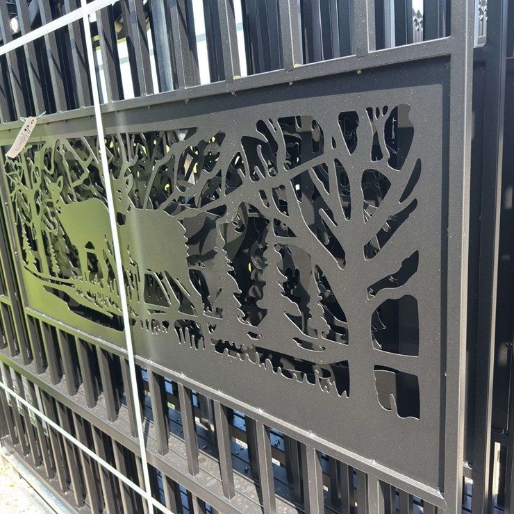 Metal Farm Driveway Gate 7 X 20 Ft 2 Pieces