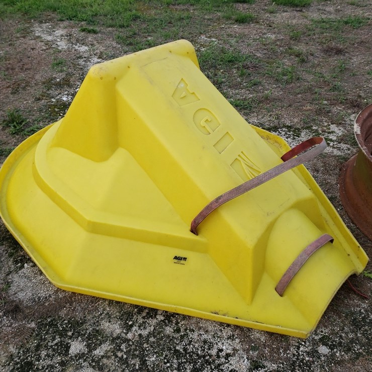 1 of 2 - AGI Plastic Truck Auger Hoppers