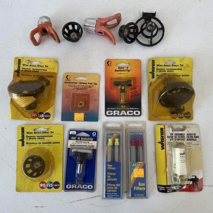 Airless Paint Spray Tips & Gun Filters