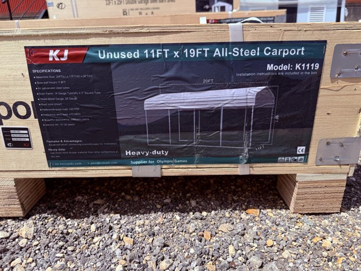 #222-•-steel-carport-11ft-w-x-20ft-l-x-9ft-h-image-2