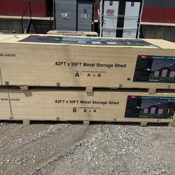 #215 • Metal Storage Shed - 30ft L x 42ft W x 13ft H