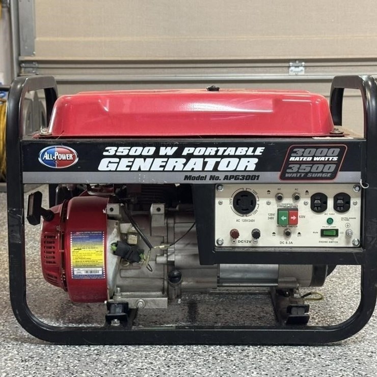 All-Power 3500-Watt Portable Generator