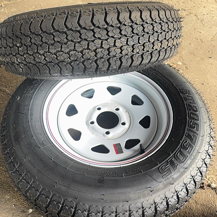 Pair of Trailer Tires 205/75/D15