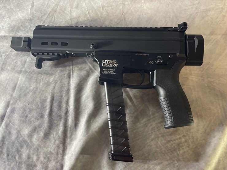 #4388-•-utas-ut-9-machine-9mm-luger-pistol,-sn:-ut-24a005074-image-1