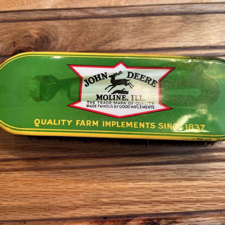 John Deere Celluloid Brush