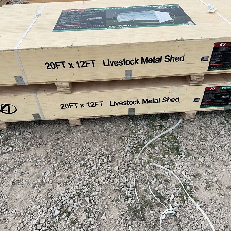 20 X 12 FT Livestock Metal Shed