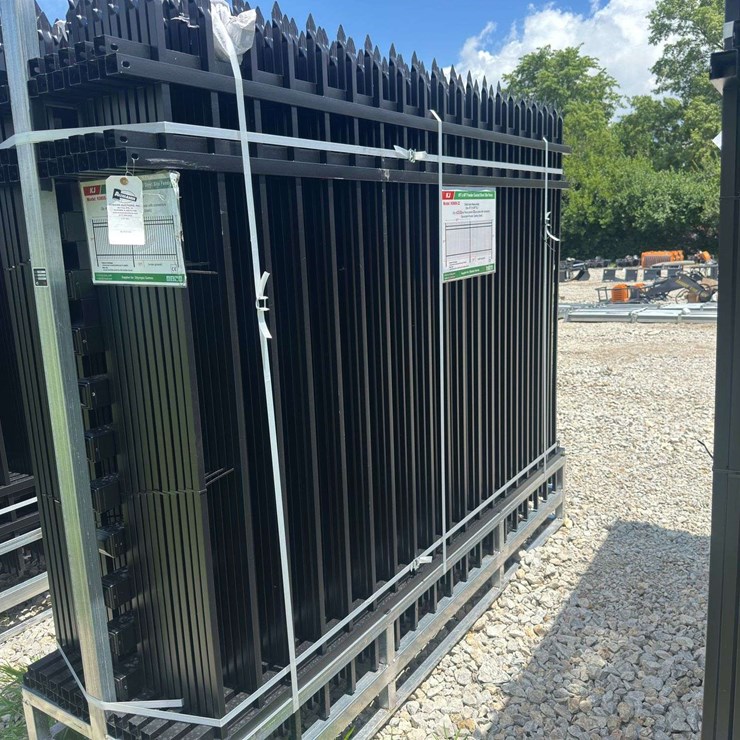 Powder Coated Steel Site Fence 8 X 6 Ft