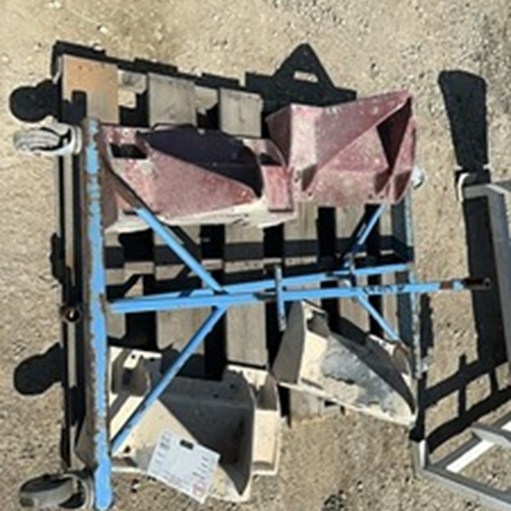 LOT#--DOLLY & ANVILS