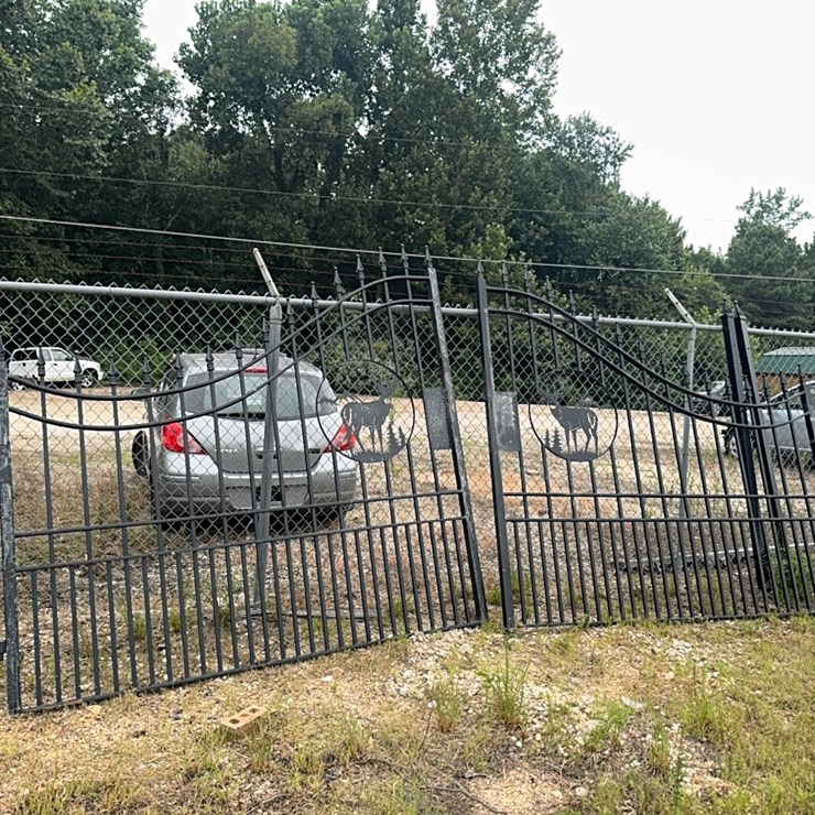 Two 8 Foot Gates with Whitetail