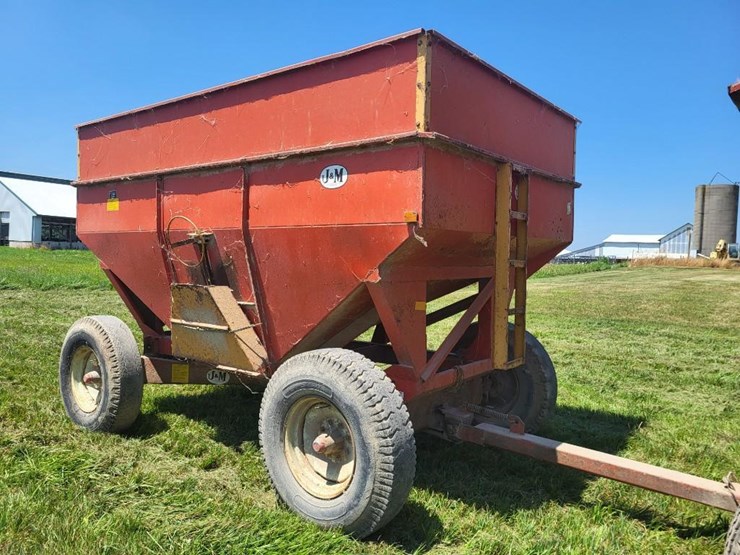 j&m-350-20-hopper-wagon-w/running-gear---tag-#1042-image-1