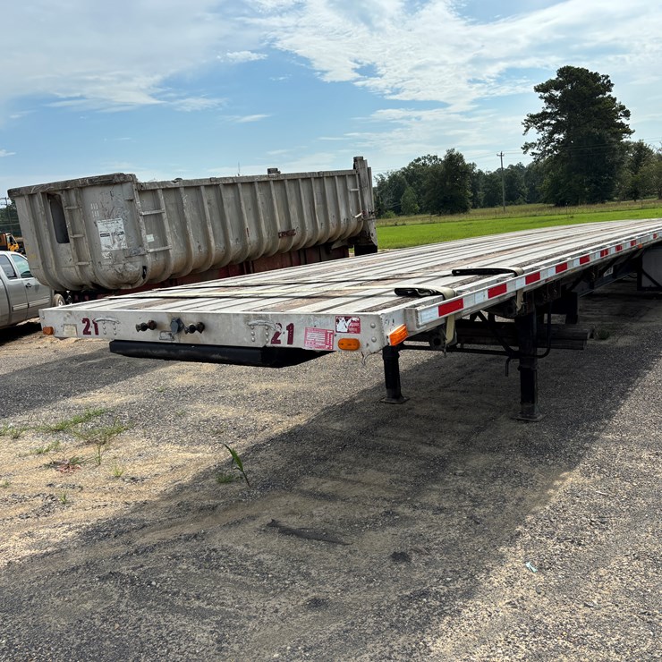 #22671 • 2008 TRANSCRAFT 53FT FLATBED OR PLATFORM TRAILER
