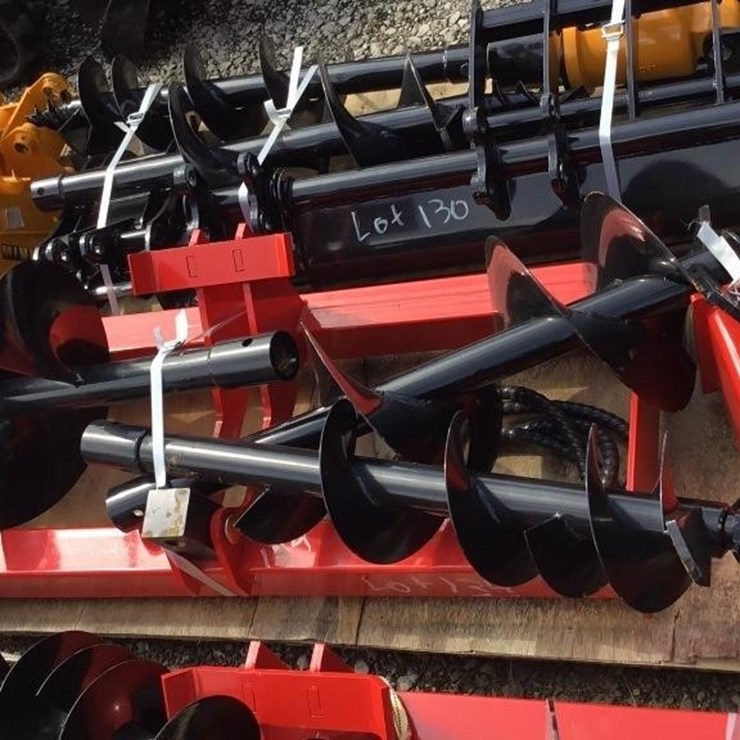 NEW GIYI Skid steer loader auger and extra rod