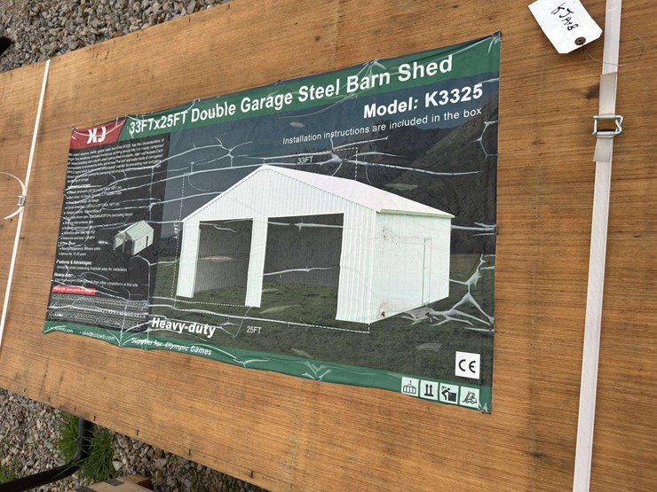 33-x-25ft-double-garage-steel-barn-shed-image-1