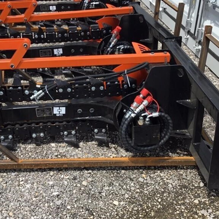 NEW GIYI Skid steer Trencher