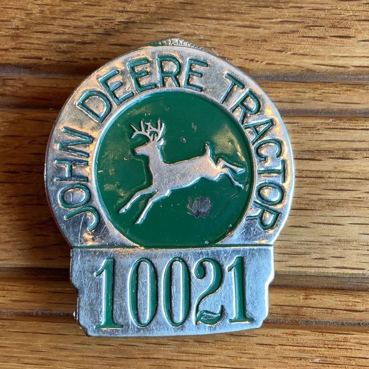 John Deere Tractor Employee Badge