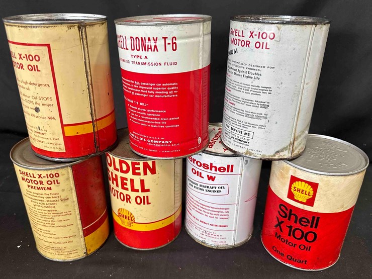 1034---(7)-shell-lubricant-cans---some-are-full-image-3