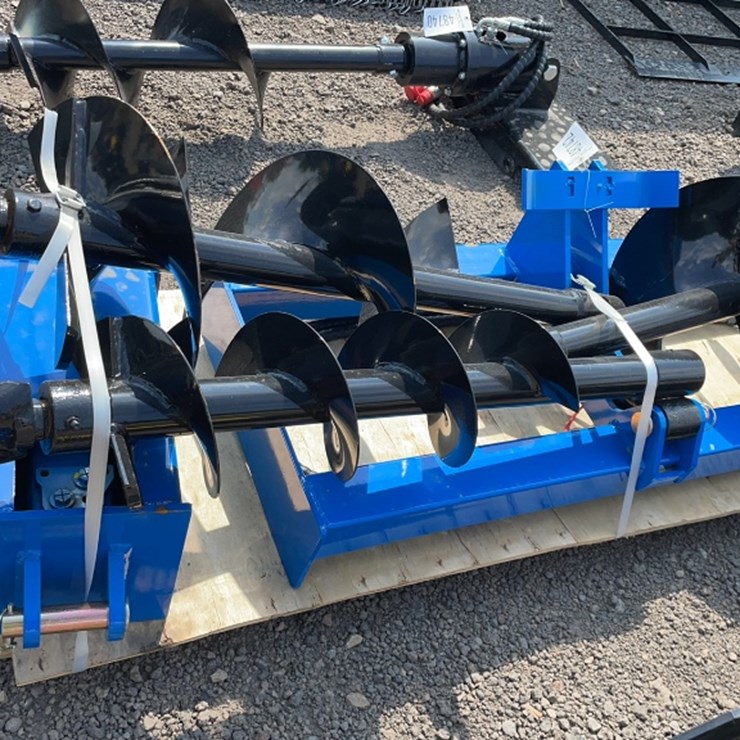 #1077 • GIYI SKID STEER POST HOLE AUGER