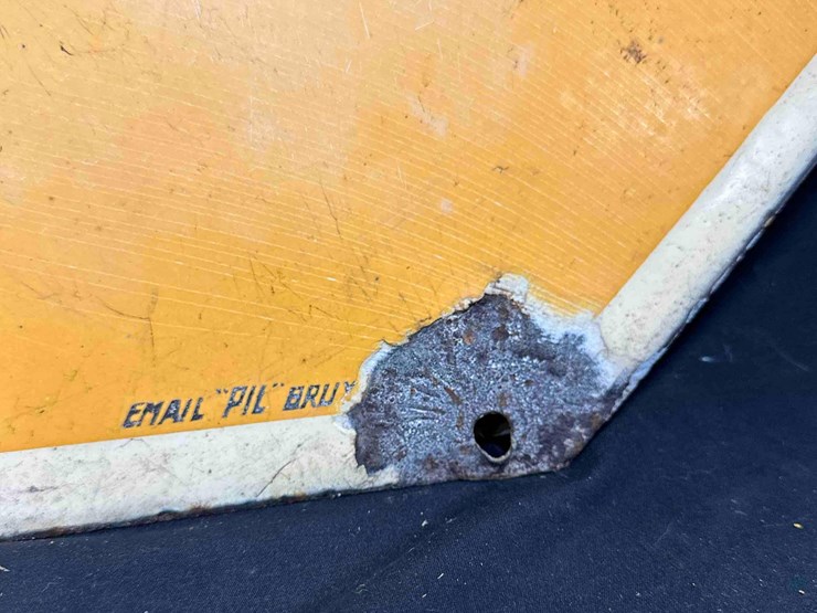 1008---shellubrication-porcaelian-sign---30"-x-30"---double-sided---repaired-image-6