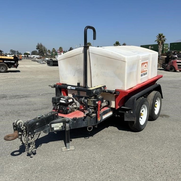 2018 MultiQuip 500Gal Water T/A Trailer
