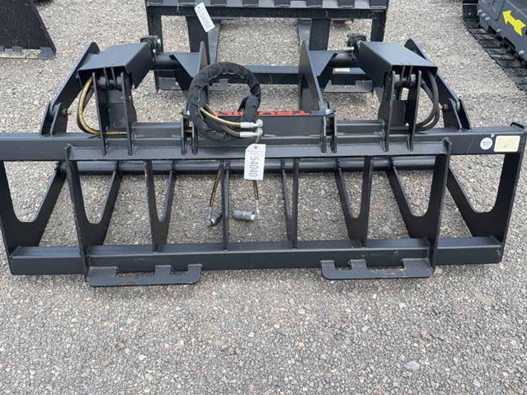 #2048-•-trubilt-66"-skid-steer-2-cylinder-skeleton-grapple-image-3